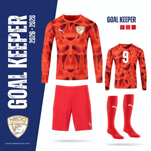 NEDO - Uniform 26-28 Goal Keeper Red NEDO - Uniform 26-28 Goal Keeper Red